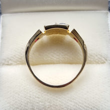 Load image into Gallery viewer, Victorian 18ct Gold Pearl, Ruby & Diamond Ring top down