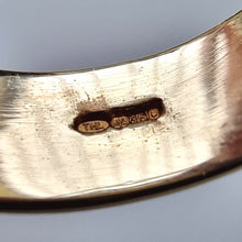 Load image into Gallery viewer, Vintage 9ct Gold Buckle Ring hallmark