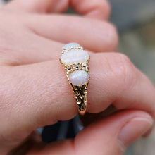 Load image into Gallery viewer, Edwardian 18ct Gold Opal & Diamond Ring