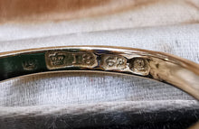 Load image into Gallery viewer, Victorian 18ct Gold Sapphire & Diamond Navette Cluster Ring