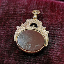Load image into Gallery viewer, Antique 9ct Rose Gold Bloodstone & Carnelian Swivel Seal