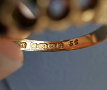 Load image into Gallery viewer, Edwardian 18ct Gold Ruby & Diamond Double Row Ring