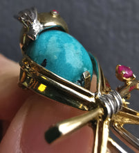 Load image into Gallery viewer, Vintage 14ct Gold Bird Brooch | Circa 1960