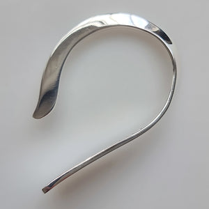 Sterling Silver Danish Bangle Bracelet, 52.4 grams