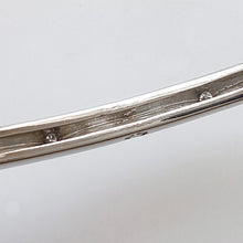 Load image into Gallery viewer, 18ct White Gold Diamond Bangle, 0.50ct from behind
