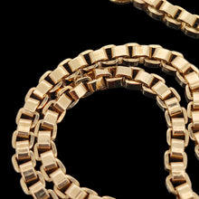 Load image into Gallery viewer, A yellow gold box link bracelet
