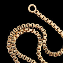 Load image into Gallery viewer, A yellow gold box link bracelet
