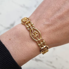 Load image into Gallery viewer, Antique 15ct Gold Fancy Knot &amp; Ball Link Bracelet
