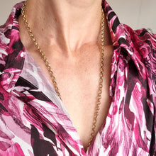 Load image into Gallery viewer, Vintage 9ct Yellow Gold 68cm Belcher Link Chain, 36.2 grams modelled
