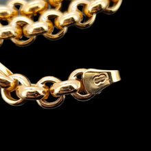 Load image into Gallery viewer, Vintage 9ct Yellow Gold Rolo/Trombone Link 19.8 Inch Chain

