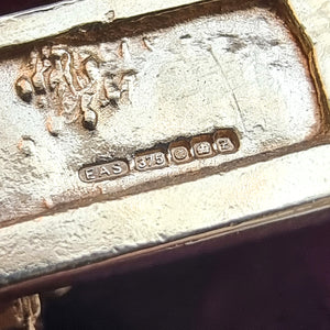 Vintage 9ct Gold Sewing Machine Charm base with hallmark