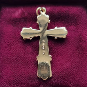 Vintage 9ct Welsh Gold Cross Pendant