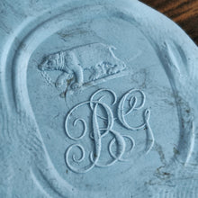 Load image into Gallery viewer, A wax seal impression displaying a chained bear and the monogrammed initials PG

