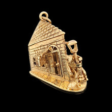 Load image into Gallery viewer, Large Vintage 9ct Gold Drunk on Lamppost Charm
