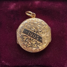 Load image into Gallery viewer, Edwardian 9ct Gold Family Locket, Hallmarked Birmingham 1904 front
