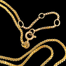 Load image into Gallery viewer, Vintage 9ct Yellow and White Gold Diamond Loop Pendant Necklace
