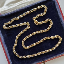 Load image into Gallery viewer, Chimento 18ct Yellow &amp; White Gold Fancy Link Necklace in box
