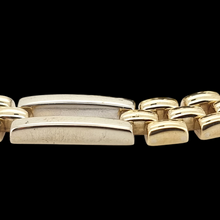 Load image into Gallery viewer, 9ct Yellow and White Gold Brick Link Necklace, 29.9 grams
