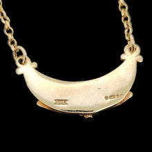 Load image into Gallery viewer, A yellow gold pendant necklace, hallmarked 9 carat gold London 1993 and maker's mark JE
