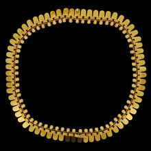 Load image into Gallery viewer, Victorian 18ct Yellow Gold Star Motif Fringe Collar Necklace

