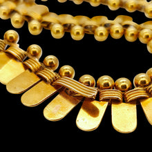 Load image into Gallery viewer, Victorian 18ct Yellow Gold Star Motif Fringe Collar Necklace
