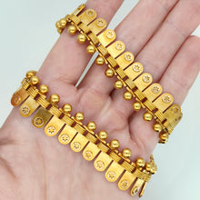 Load image into Gallery viewer, Victorian 18ct Yellow Gold Star Motif Fringe Collar Necklace
