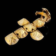 Load image into Gallery viewer, Vintage 9ct Gold and Silver Masonic Ball Fob Pendant
