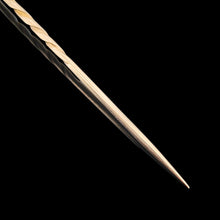 Load image into Gallery viewer, An antique tie or stick pin in yellow gold, on a black background
