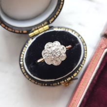 Load image into Gallery viewer, Diamond ring in a black ring box on a white background
