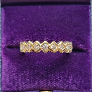 18ct Gold Brilliant Cut Diamond Full Eternity Ring, 1.00ct in box
