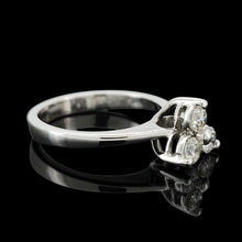 Load image into Gallery viewer, 18ct White Gold Three Stone Brilliant Cut Diamond Ring, 0.30ct
