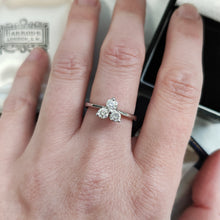 Load image into Gallery viewer, 18ct White Gold Three Stone Brilliant Cut Diamond Ring, 0.30ct
