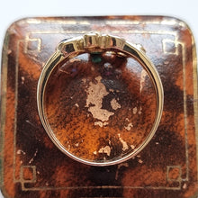 Load image into Gallery viewer, Vintage 14ct Gold Multi-Gem and Diamond Ring side profile
