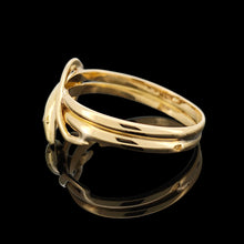 Load image into Gallery viewer, Antique/Vintage 18ct Yellow Gold Rose Cut Diamond Snake Ring
