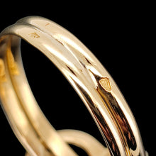 Load image into Gallery viewer, Antique/Vintage 18ct Yellow Gold Rose Cut Diamond Snake Ring
