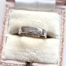 Load image into Gallery viewer, Cartier 18ct White Gold &quot;Love&quot; Wedding Band in box
