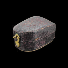 Load image into Gallery viewer, An antique thimble case against a black background
