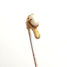 Load image into Gallery viewer, Antique 15ct &amp; 18ct Gold Bird&#39;s Egg Tie/Stick Pin
