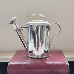 Edwardian Sterling Silver Watering Can, Hallmarked Birmingham 1902 side