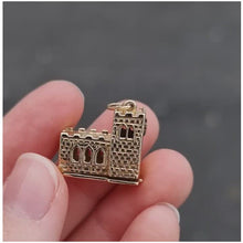 Load and play video in Gallery viewer, Vintage 9ct Gold Church Wedding Charm
