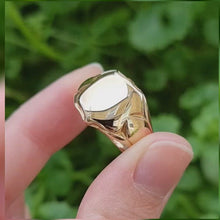 Load and play video in Gallery viewer, Victorian 15ct Rose Gold Signet Ring, Chester 1899
