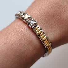 Load image into Gallery viewer, Vintage 18ct Yellow &amp; White Gold Diamond Bracelet, 1.10ct modelled
