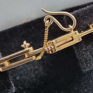 Antique 18ct Gold & Silver Old-Cut Diamond Bracelet, 2.00ct clasp