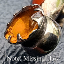 Load image into Gallery viewer, Antique Sterling Silver Scottish Agate Dirk Brooch
