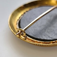 Load image into Gallery viewer, Victorian 18ct Gold Pietra Dura Flower Brooch
