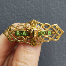 Load image into Gallery viewer, Vintage 9ct Gold RAOB Masonic Brooch

