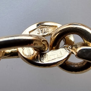 Vintage 9ct Gold 18" Anchor Link Neckchain, 24.9 grams hallmark