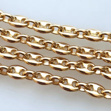 Load image into Gallery viewer, Vintage 9ct Gold 18&quot; Anchor Link Neckchain, 24.9 grams detail
