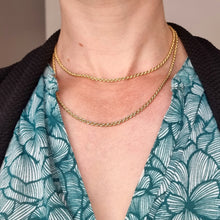 Load image into Gallery viewer, Vintage 9ct Gold Long 32&quot; Rope Chain, 19.0 grams modelled
