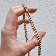 Load image into Gallery viewer, Vintage 9ct Gold Long 32&quot; Rope Chain, 19.0 grams in hand
